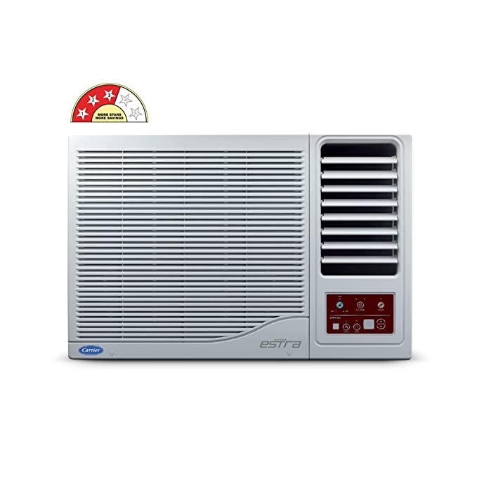 Carrier 1.5 Ton 3 Star Fixed Speed Window AC( Copper,High Density Filter for Dust Filtration, 2Way Air Directional Control, 2023 Model,Estra DX -CAW18SC3R32F0,White) Carrier 1.5 Ton 3 Star Fixed Speed Window AC( Copper,High Density Filter for Dust Filtration, 2Way Air Directional Control, 2023 Model,Estra DX -CAW18SC3R32F0,White)
